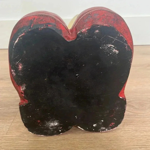 Vintage Oversized 13” tall Santa boot planter - Picture 6 of 8